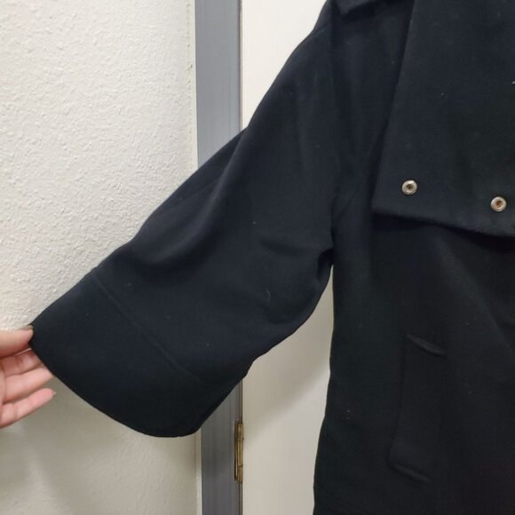 MARC New York Andrew Marc Women's Black‎ Wool Cashmere Blend Military Jacket 10 - Picture 2 of 7